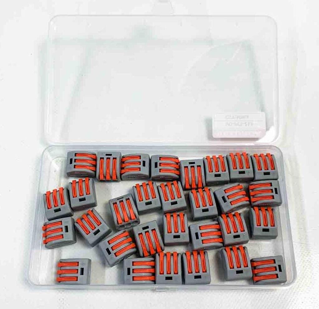Verbindungsklemme 3 Häfen Kabelverbinder 250V 32A Kompakt Produktbild 