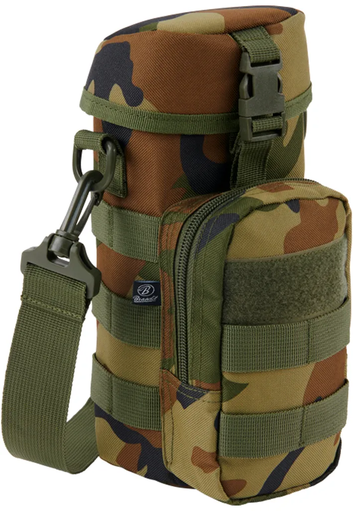 Porte-Bouteille Randonnée Brandit BD8041 Olive Camo pour Sac à Dos Tactique