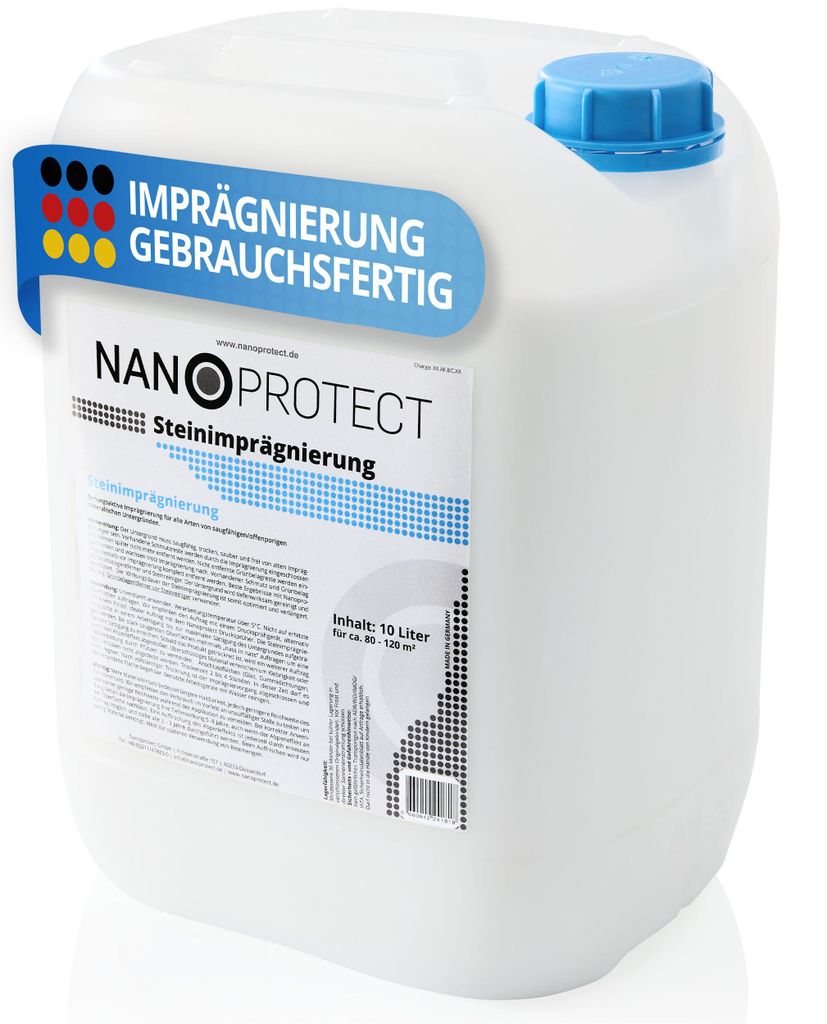 Nanoprotect Steinimprägnierung 10 L  | Vorbeugend gegen Produktbild 