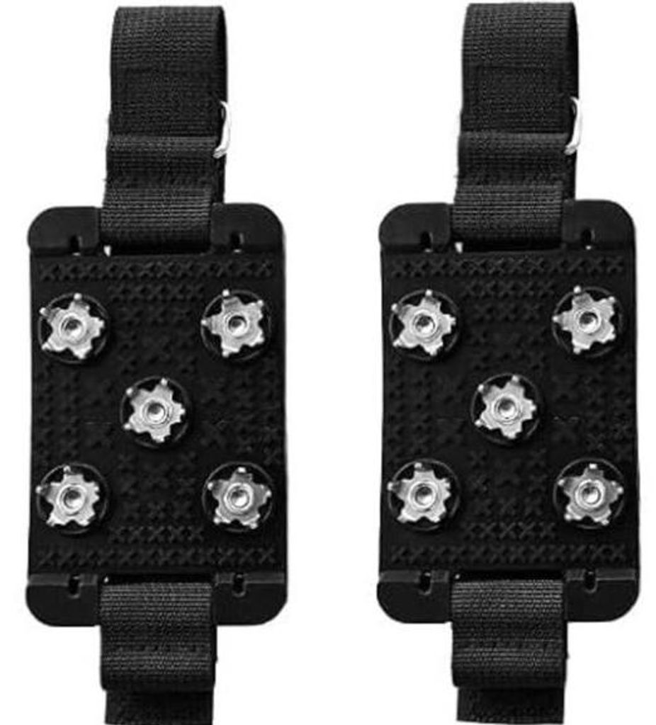 Winter-Sneeuelanzen für Schuhe und Stiefel mit 5-Zahn-Spikes, geeignet für Männer und Frauen.