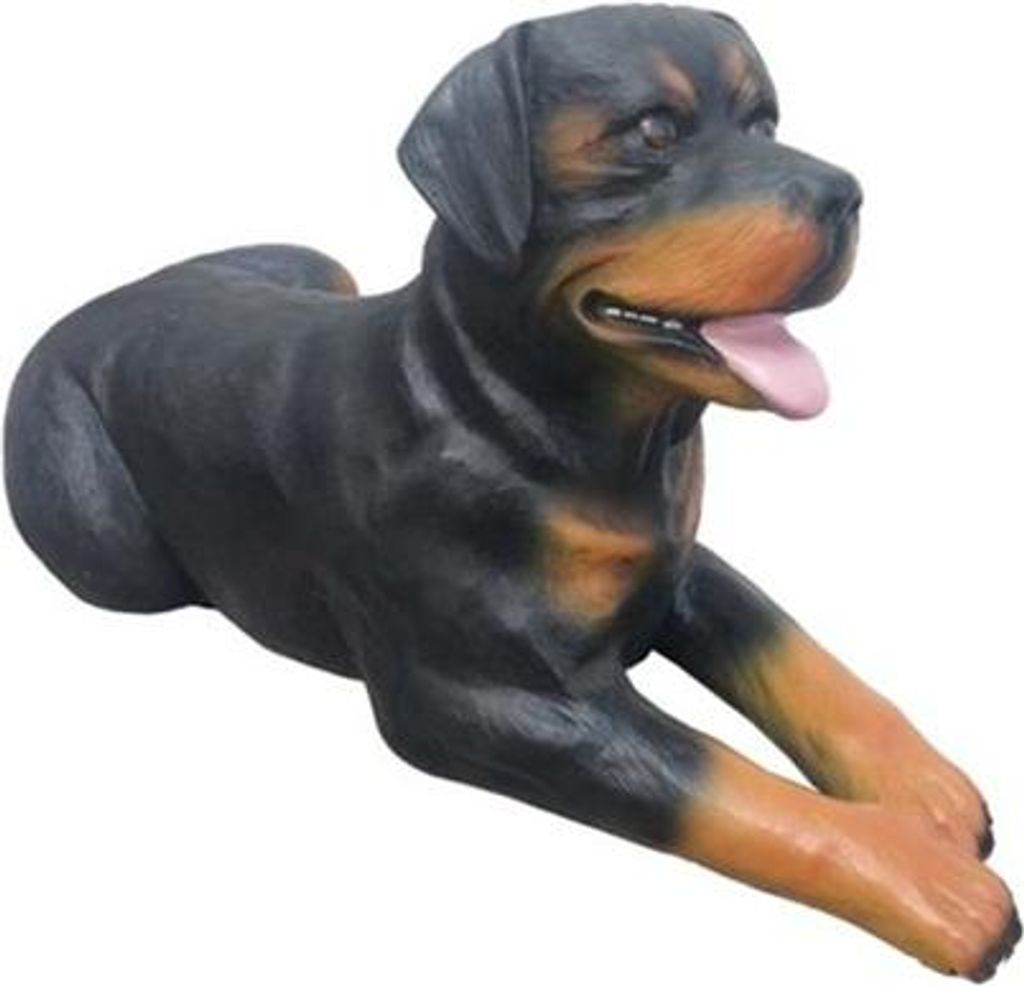 Deko Figur Statue Skulptur 50x80 cm FIguren Statuen Skulpturen Garten Hund A195