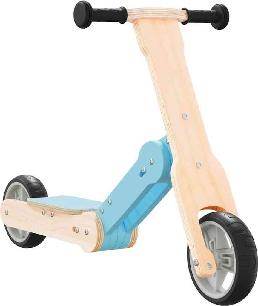 vidaXL Loopfiets 2-in-1, lichtblauw Productafbeelding 