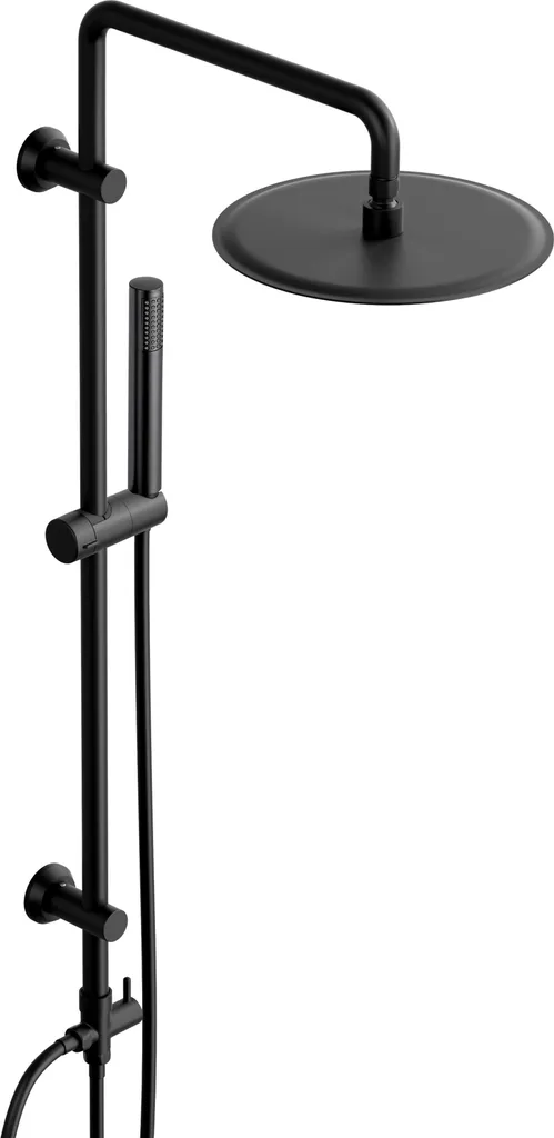 JOHO Set Doccia Nero Inox 304: Colonna Senza Miscelatore Professionale
