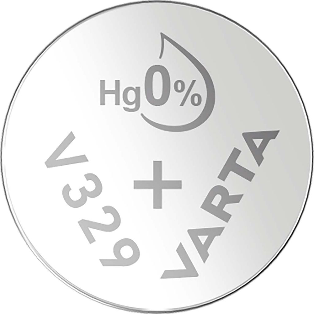 Varta V329, Siler-Oxide (S), 1,55 V, 36 mAh, 7,9 mm, 7,9 Obrázok produktu 
