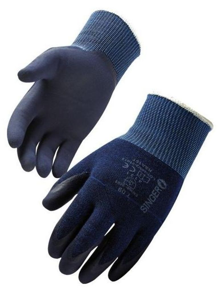 10 Gant Sur Cavalier Tricote Enduit Nitirle Ecran Tactile T09
