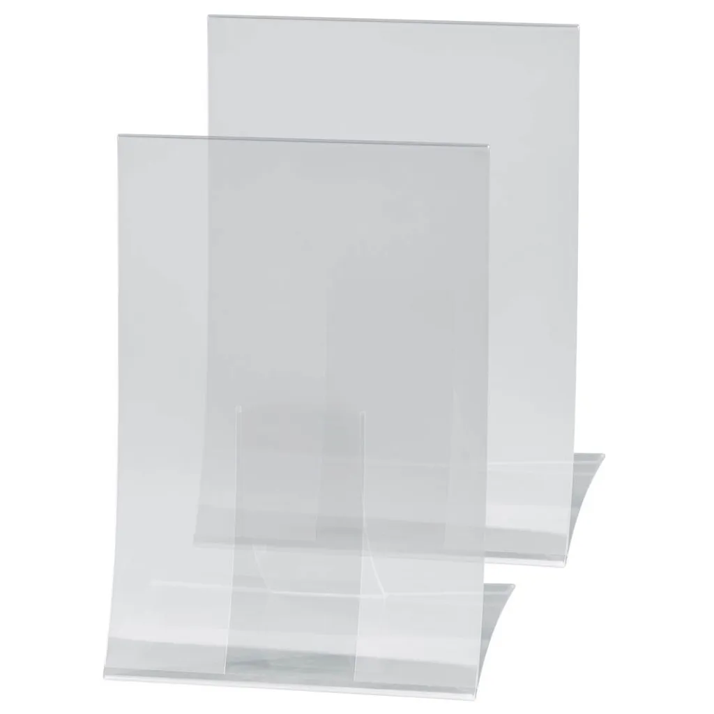 SIGEL TA160 Présentoir de Table Pliable Transparent Format A4 pour Menu