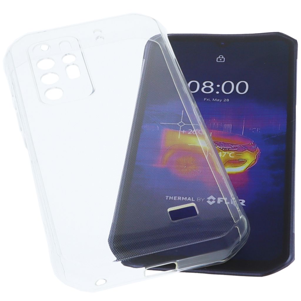 foto-kontor Hülle kompatibel mit Ulefone Armor 11 / Armor 11T Tasche Gummi TPU Schutz Handytasche transparent