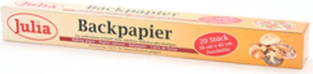 Perfekte Backpapier Zuschnitte weiß 380x420mm – 20 Blatt für müheloses Backen, Kochen & Mikrowelle, Antihaft-Oberfläche