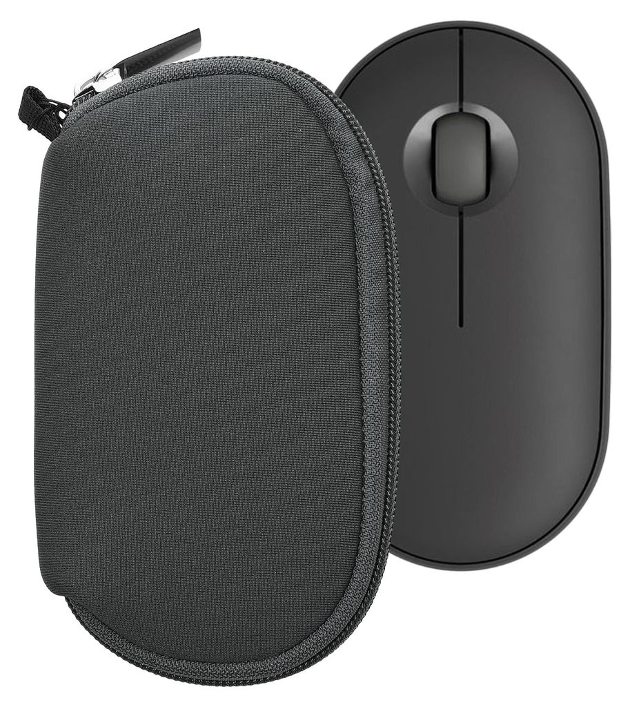 kwmobile Hülle für Logitech Pebble Mouse 2 M350s / M350 Hülle - Mouse Case - Neopren Tasche - Schutzhülle für PC Maus - Transporttasche Zubeh...