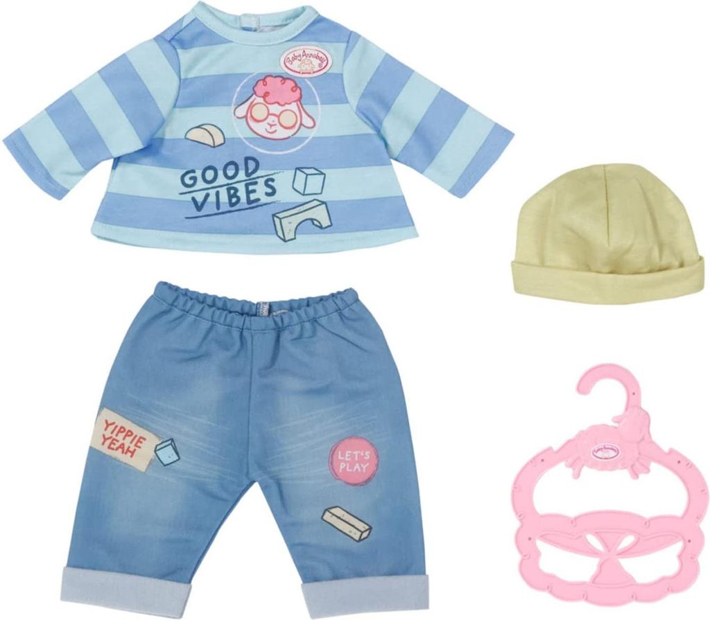 Zapf Creation 706558 - Baby Annabell Little Shirt & Hose Image du produit 