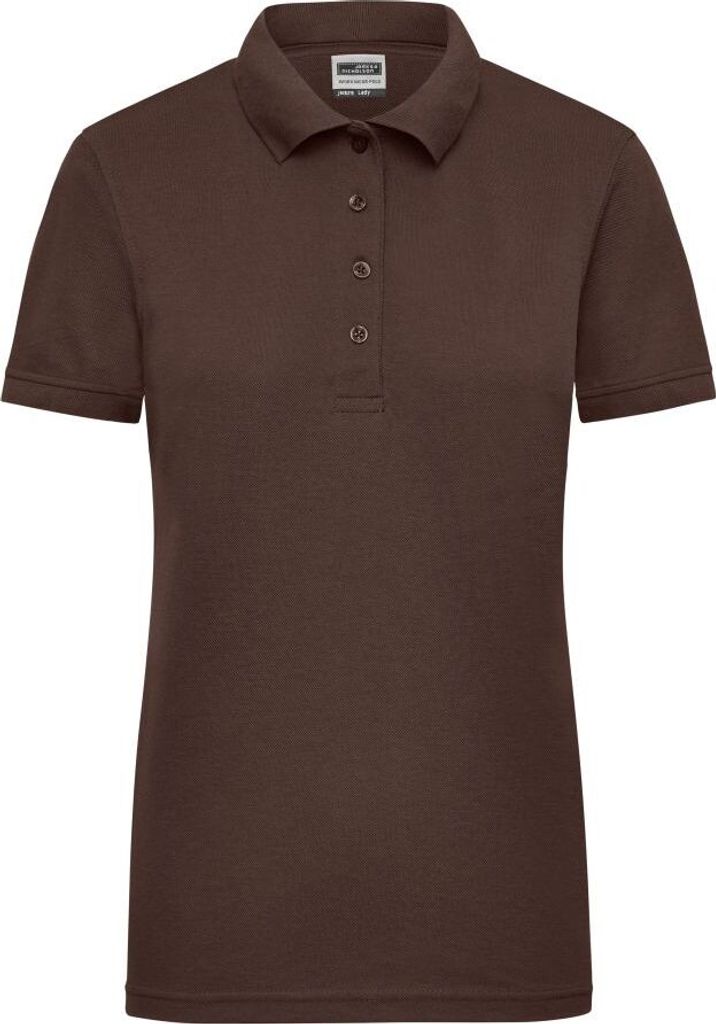 Pflegeleichtes und strapazierfähiges Polo brown, Gr. XS