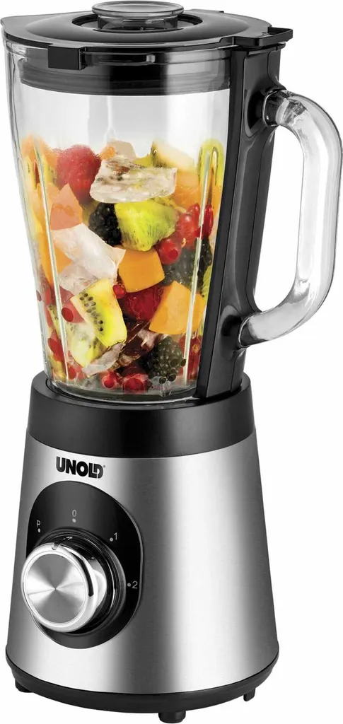 Blender en Acier Inoxydable Unold 78625 avec Bol en Verre Amovible