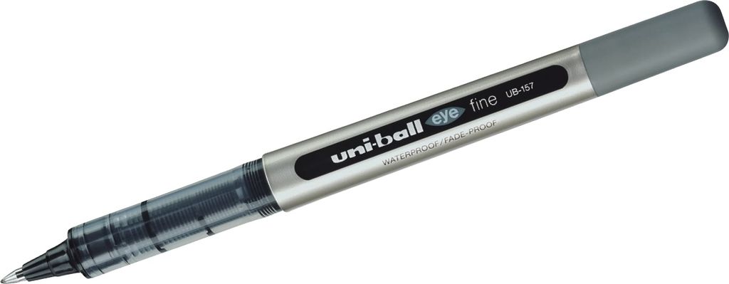 Uni -ball - Rollerpen Eye 157n f schwarz | 1 Stück | 12 Produktbild 