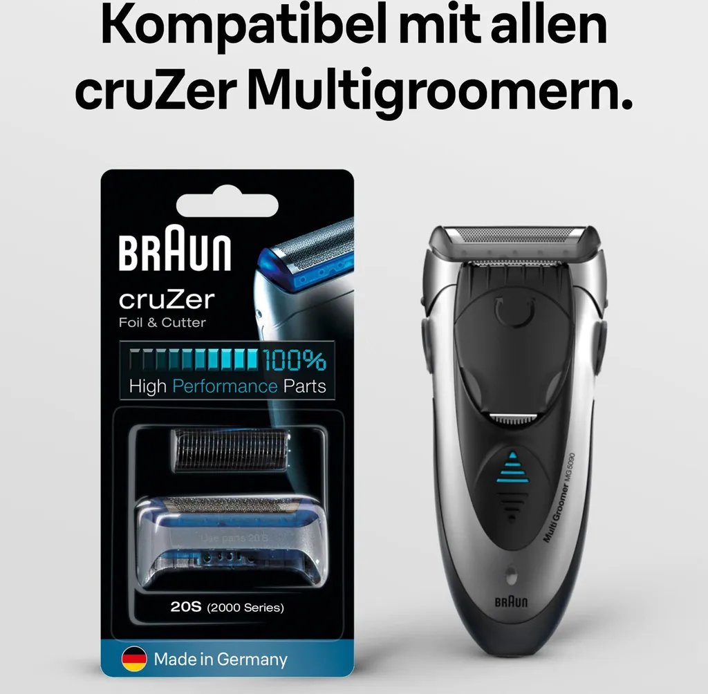 Braun 20S Grille de Rechange pour Rasoir CruZer et Series 2000 - 7