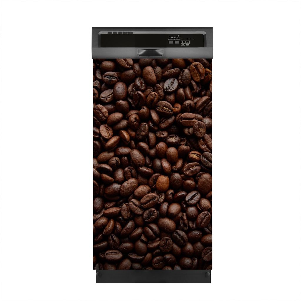 Aufkleber sticker 45x80 cm Dekorative folie Spülmaschine - Kaffee bohnen