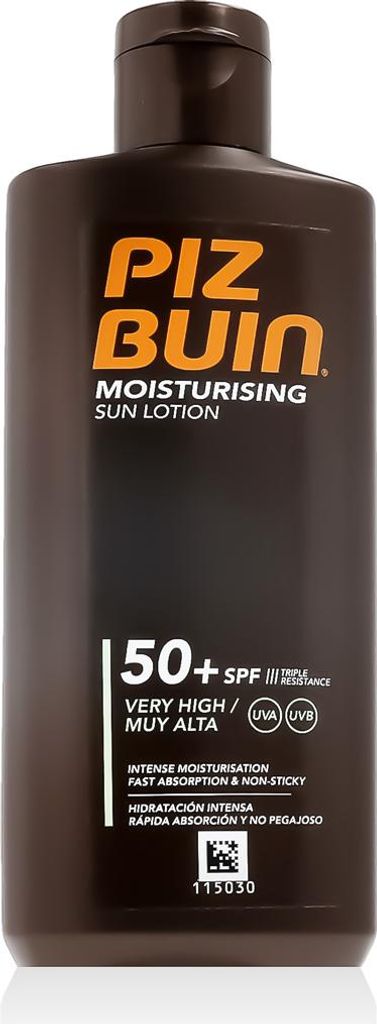Piz Buin Hydraterende Zonnebrandlotion SPF50+ 200ml Productafbeelding 