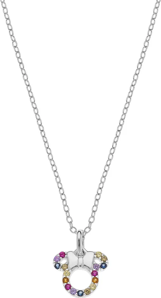 Collana con Ciondolo Minnie Disney Silver - Accessorio Trendy Bambina