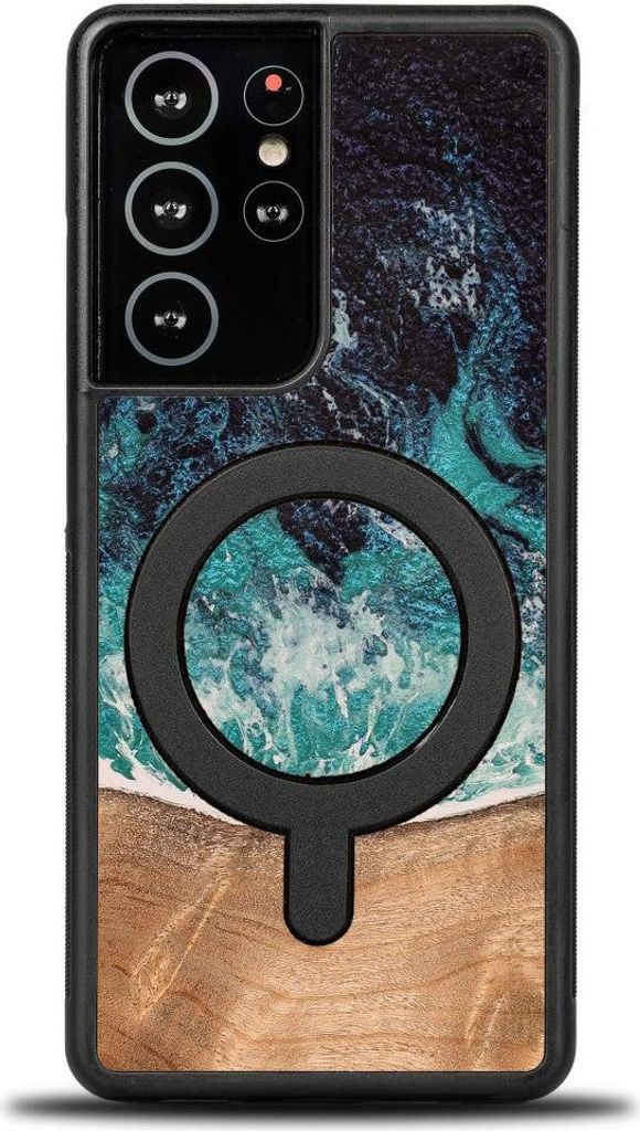 Bewood Einzigartige Hülle für Samsung Galaxy S21 Ultra - Dream Island mit MagSafe