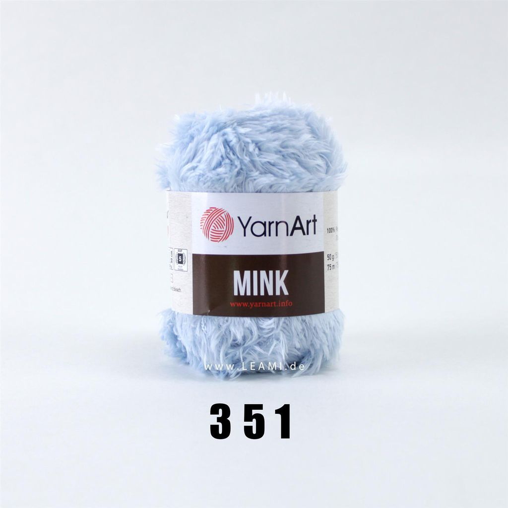 YarnArt Mink, 351 světle modrá Obrázek produktu 