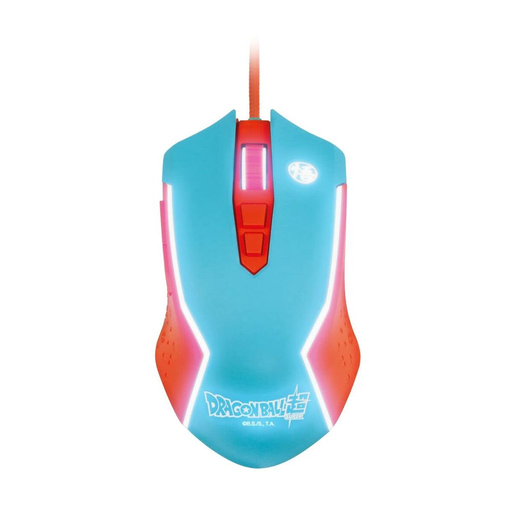 A gaming mouse with a Dragon Ball Z theme.