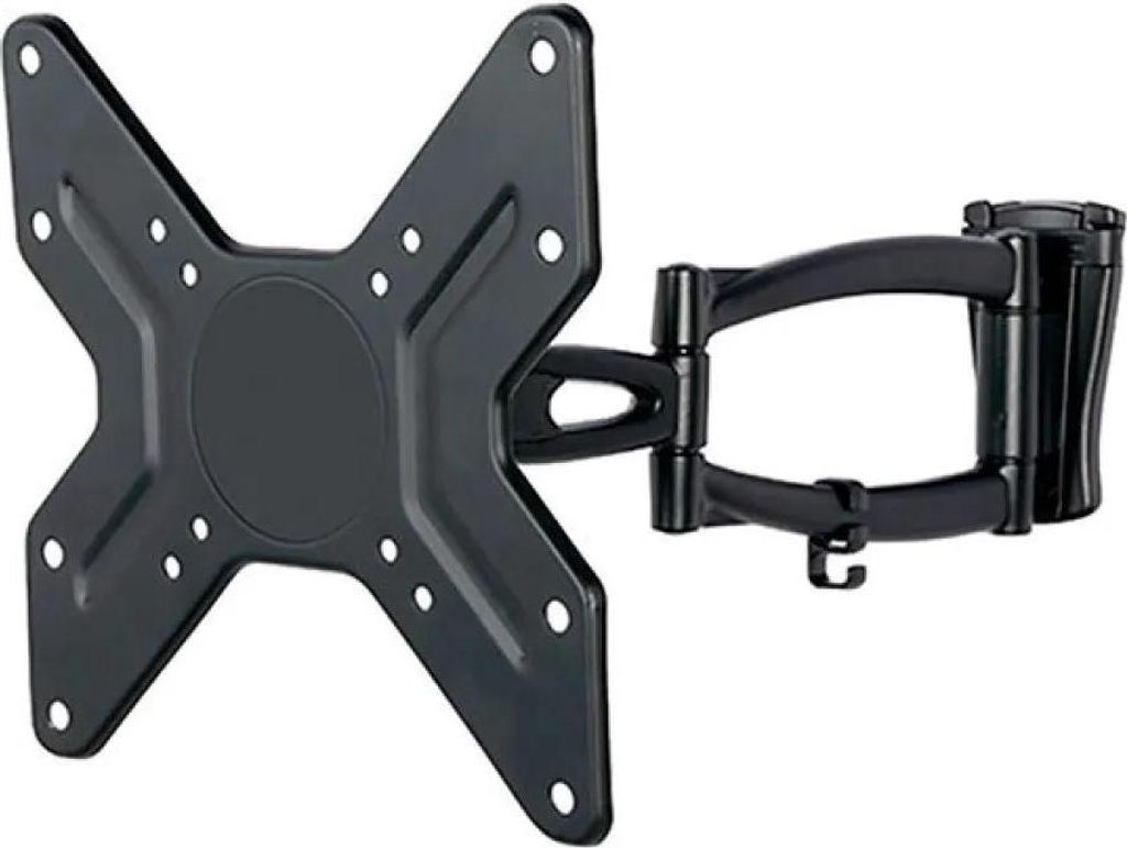 TM Electron TMSLC263 Schwenkhalterung Universal mit Doppelarm für LED-, OLED-, LCD-, Plasma-Monitore oder TV-Geräte vom 10" bis 32", 78-330mm Abs...