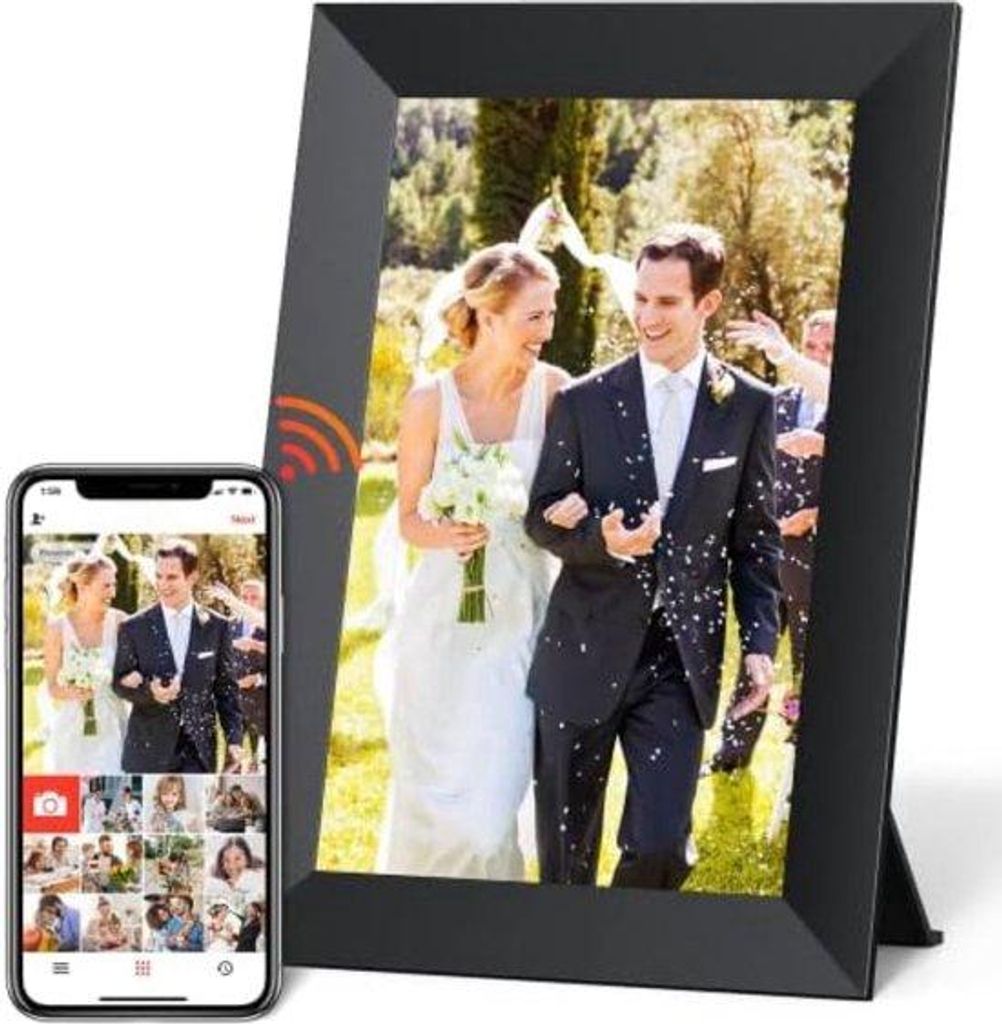 Digitale 10,1 Zoll Fotolijst mit WLAN-Funktion