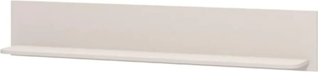 Étagère de Rangement Blanche 138 cm Magnago pour Livres et Déco