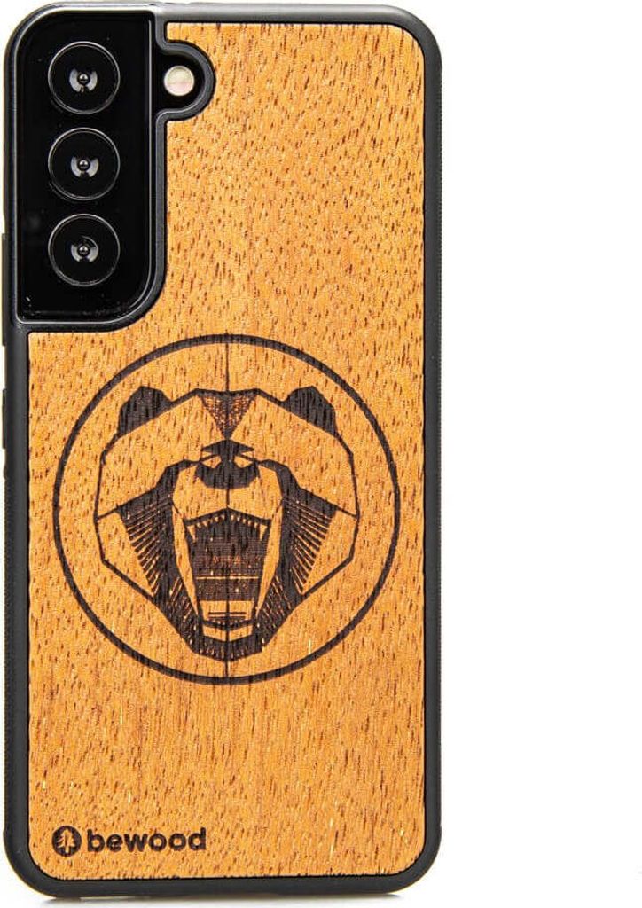 Bewood Bear Merbau Holzgehuse fr SAMSUNG GALAXY S22
