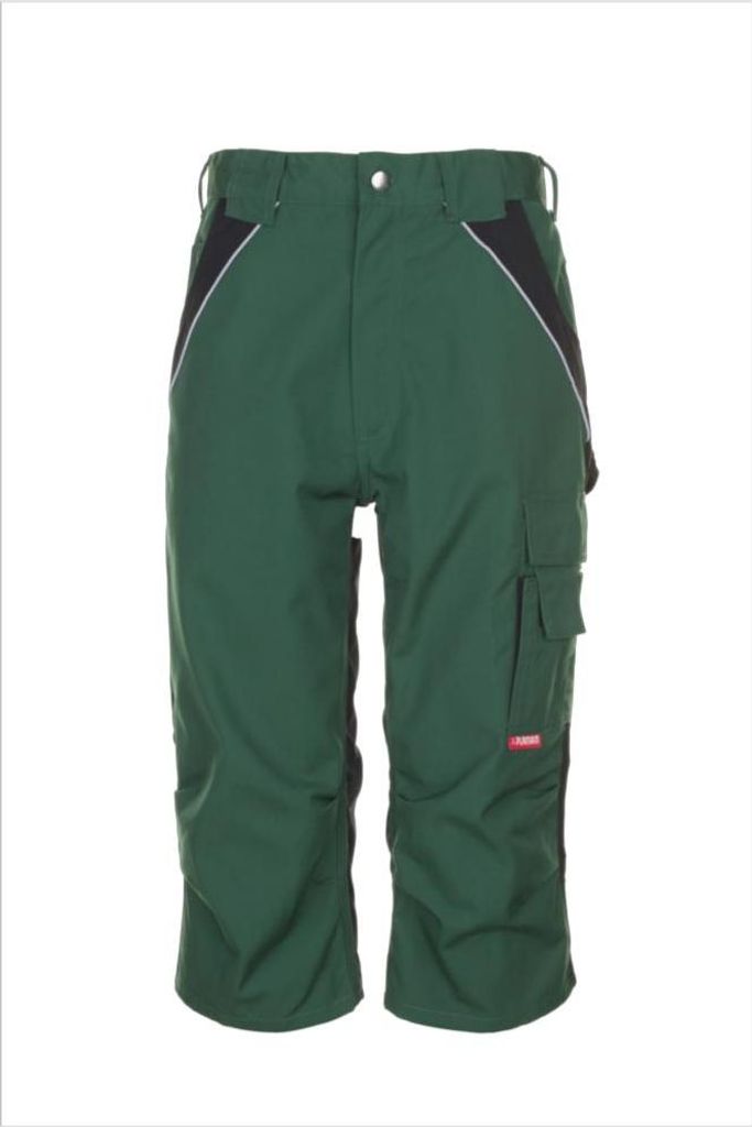 Planam Dreiviertel-Hose Plaline Gr. XL grün/schwarz