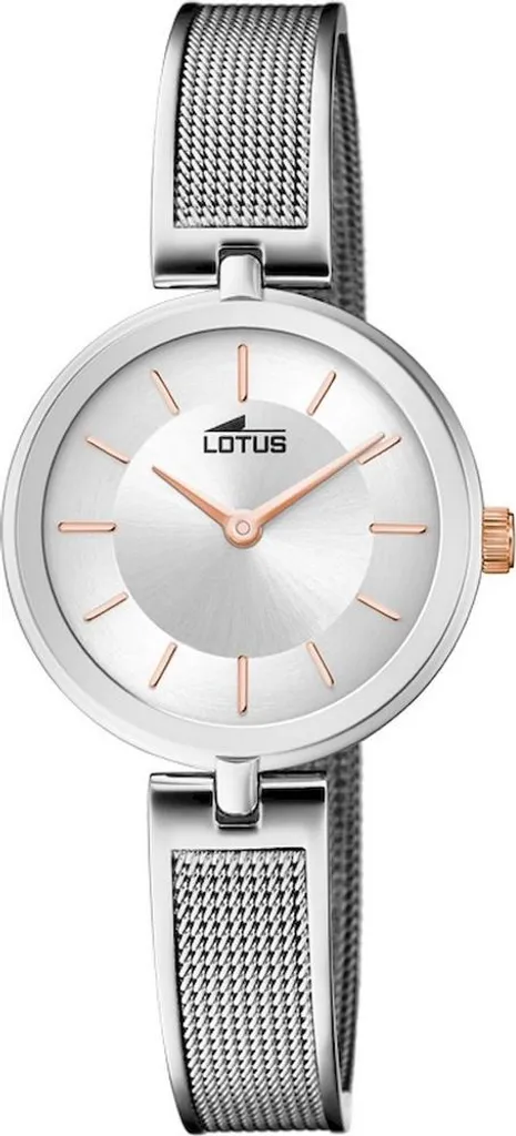 Montre Analogique Lotus Femme 18597/1 Chic avec Bracelet Maillons Acier