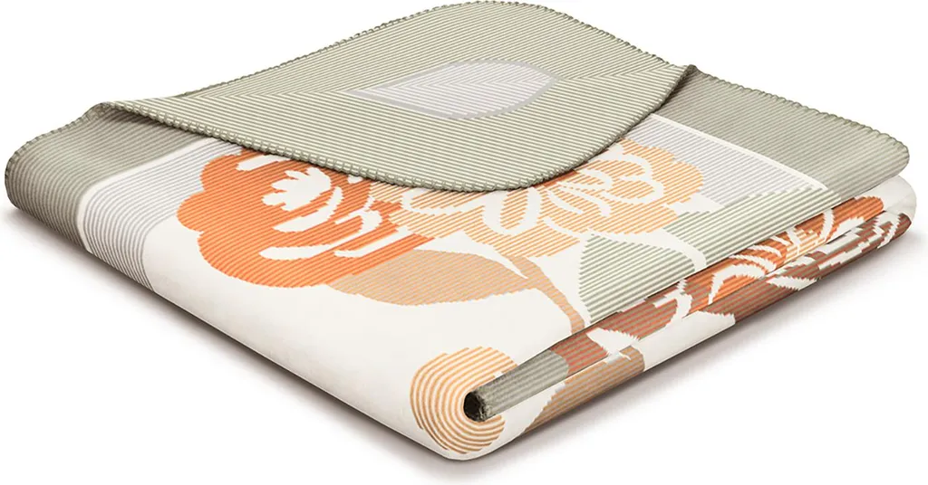 Couverture Bloom Frame Biederlack : Finition Couture et Douceur Coton - 4