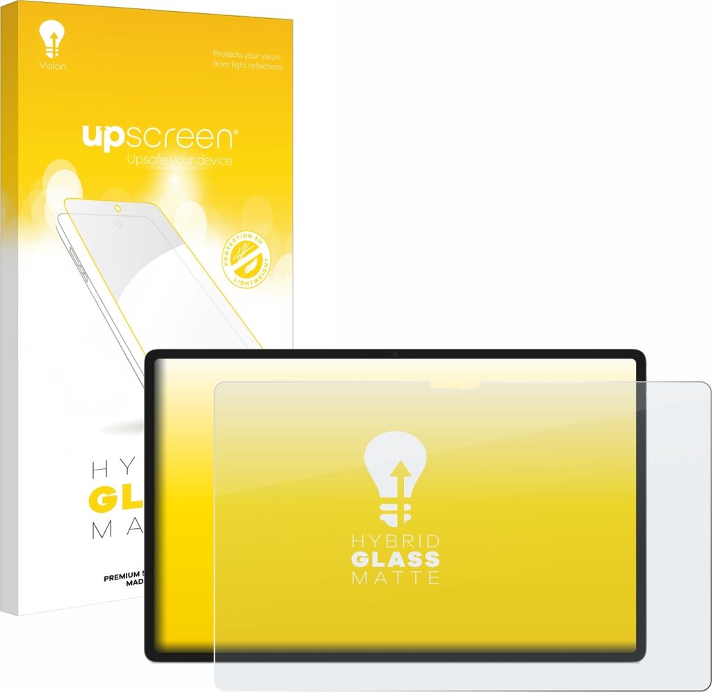 upscreen Entspiegelungs Schutzglas für Lenovo Yoga Tab Plus 2025 Schutzfolie Panzer Folie Glas Display Schutz matt