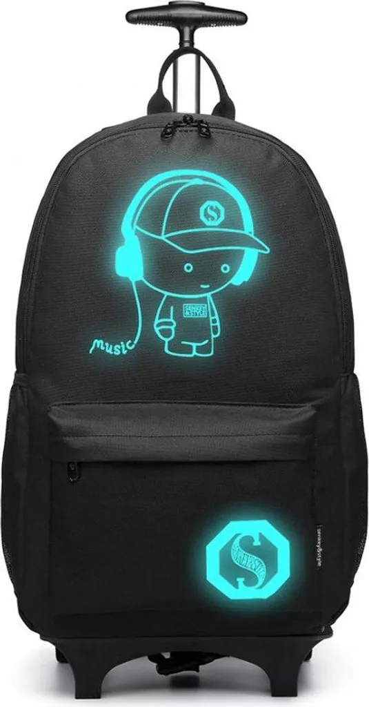 Zaino Cody Youth Trolley Fluorescente - Alta Visibilità e Impermeabile