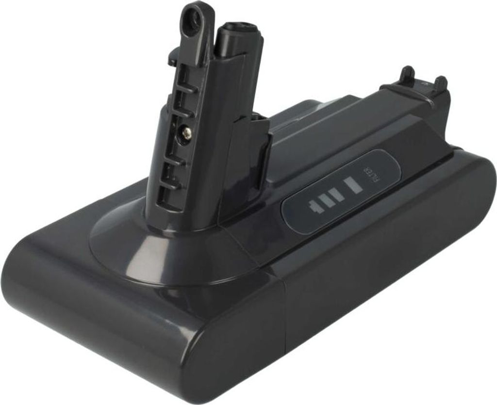 Ersatzakku für Dyson Staubsauger 969352-02, 969352-07, SV12, 206340, grau (2000mAh, 25,2V, Li-Ion)