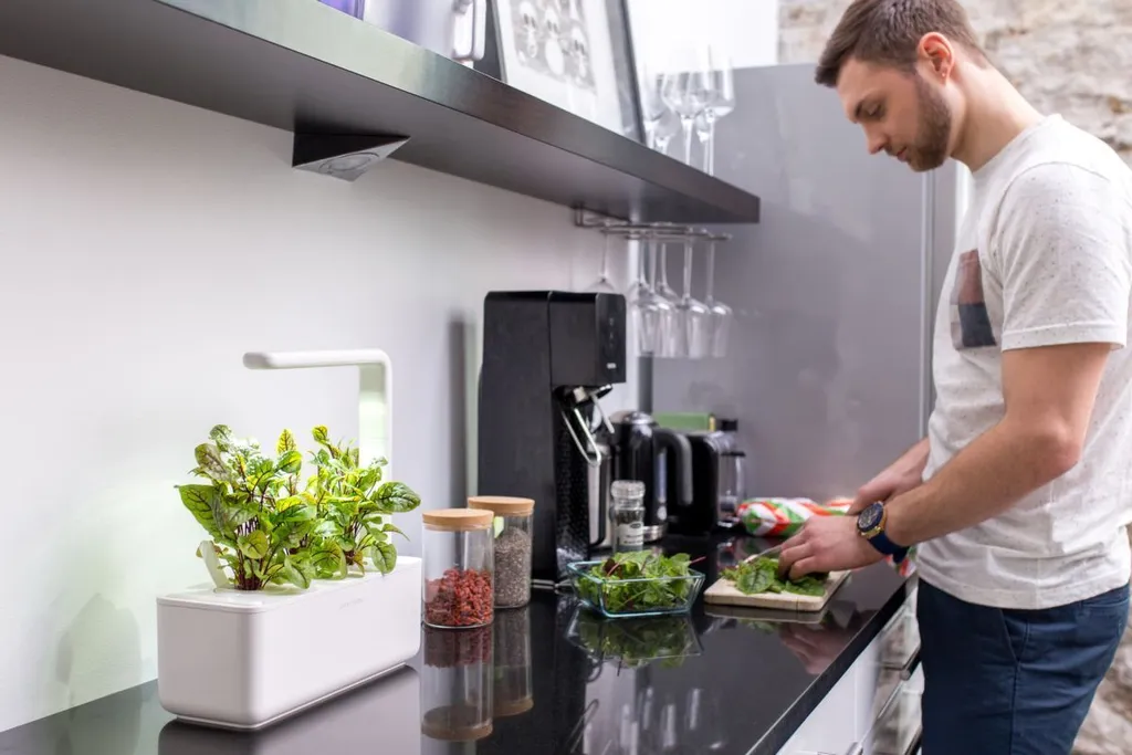 Potager autonome Smart Garden 3 gris avec éclairage LED automatisé LED - 9