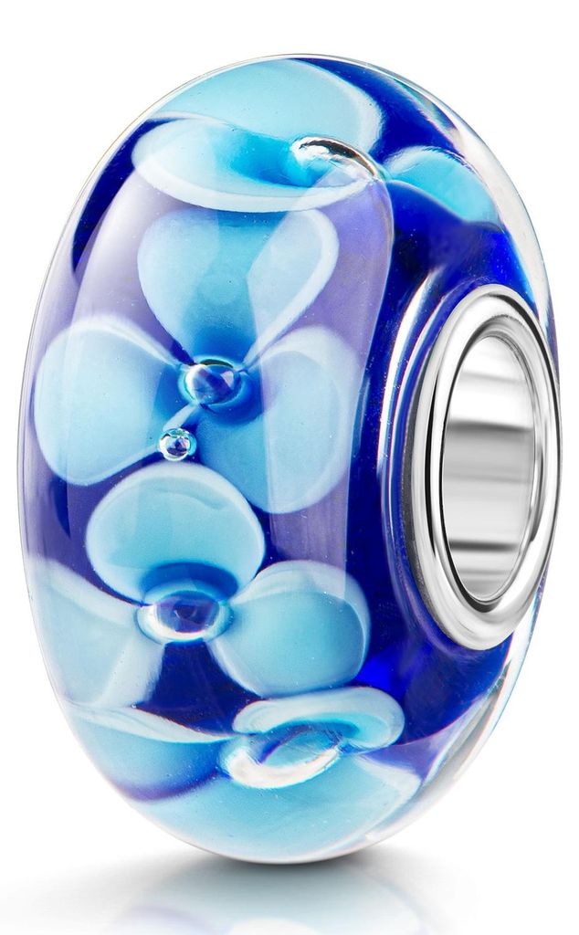 MATERIA by Matthias Wagner Blumen Glas Bead blau Glasperle Produktbild 