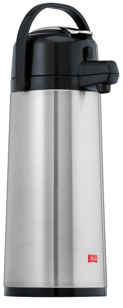Melitta Isolierkanne 16718 2,2l silber/schwarz Produktbild 