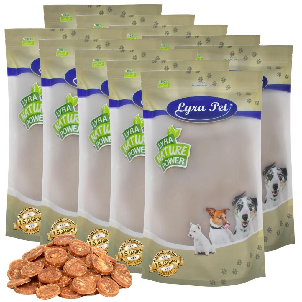 Lyra Pet® Hühnerchips Hundesnack 10 kg – fettarm, ideal als Produktbild 
