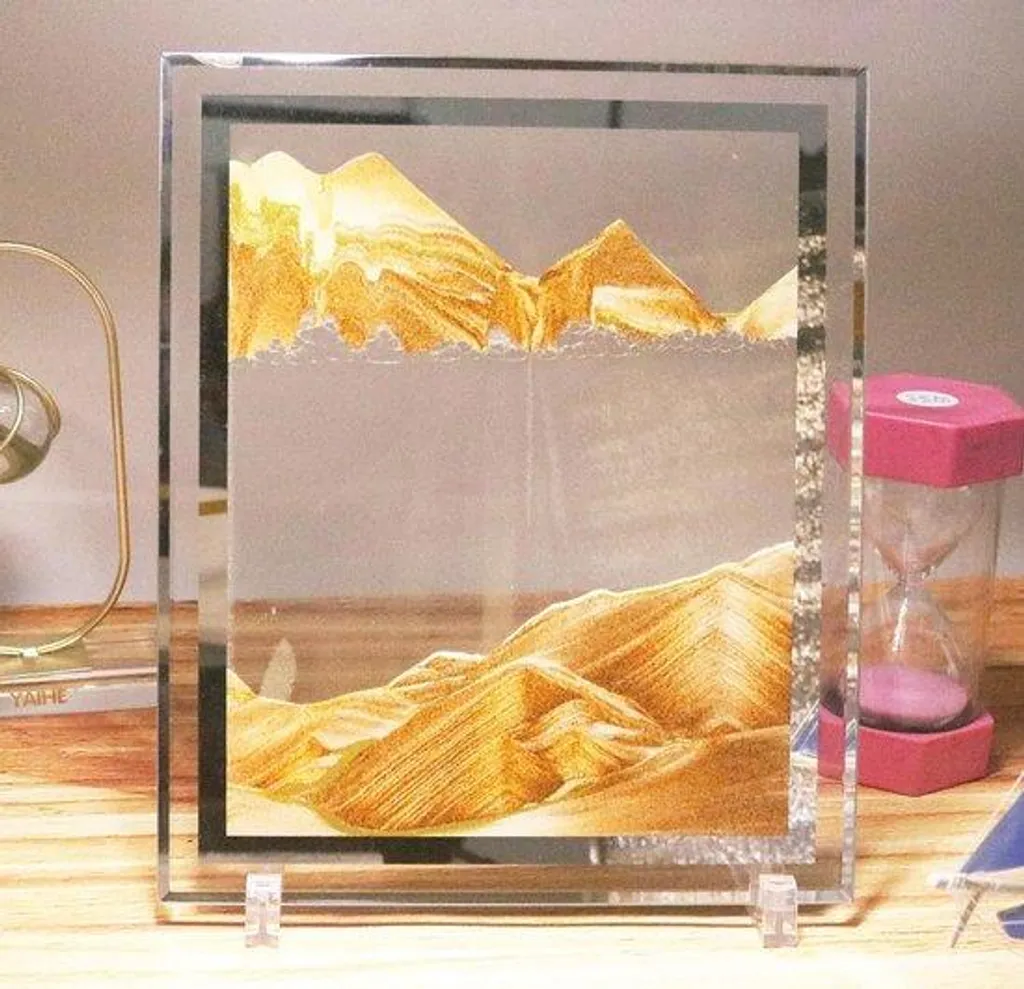 Lampe à sable animée artistique design 3D pour une décoration moderne