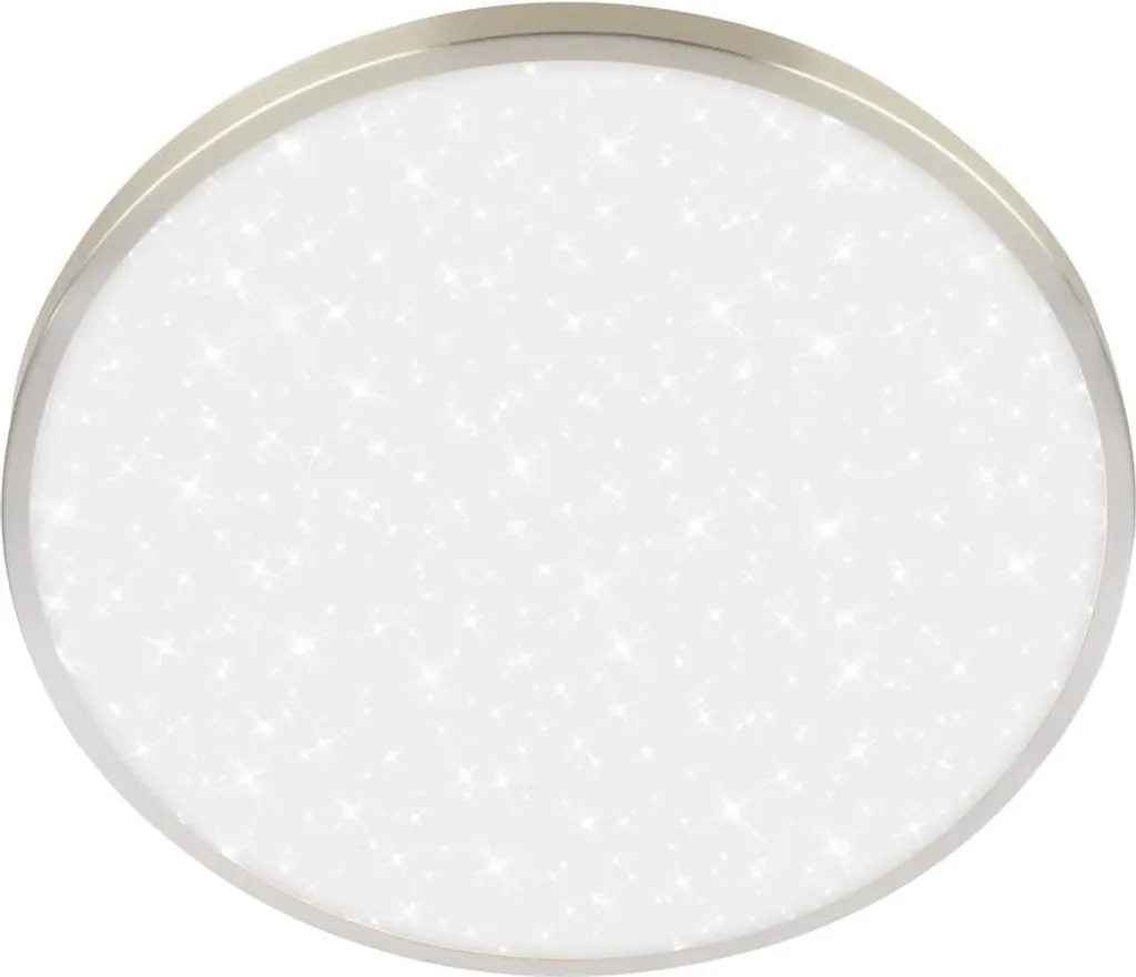 Plafoniera Stella LED Briloner COMPETO Nichel - Luce d'Atmosfera