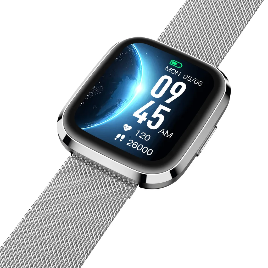 Smartwatch GRC Style Acier Argent Écran Tactile Appel SMS IP68 - 3