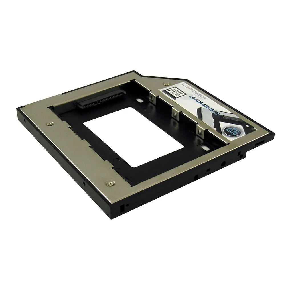 Adaptateur LC Power LC-ADA-525-25-NB Baie 5.25 vers HDD SSD 2.5 Pouces