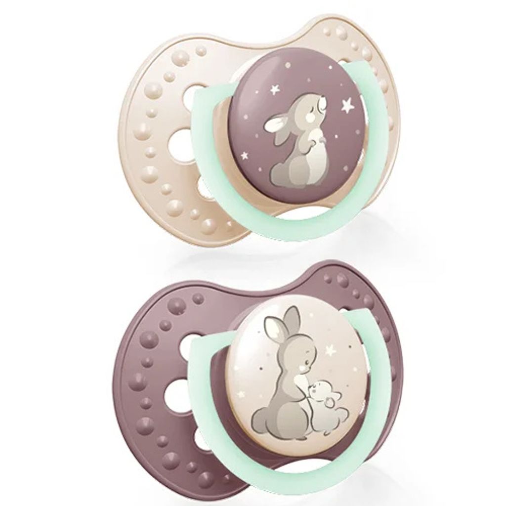 LOVI succhietto in silicone dinamico Night&Day Girl 6-18 m Immagine del prodotto 