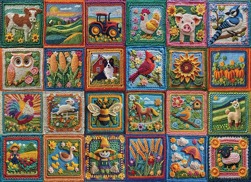 Cobble Hill Country Life Crochet, 1000 Stück(e)