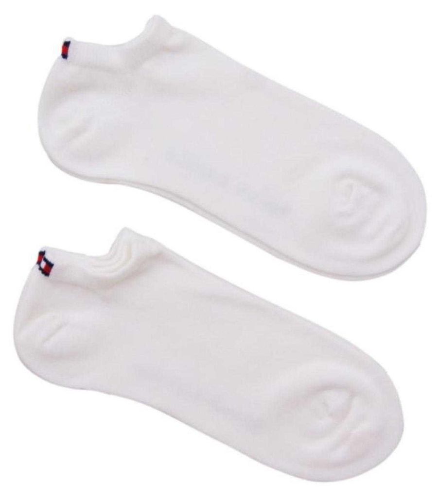 Tommy Hilfiger - Socken für Damen (2er-Pack) NA634 (34 EU - 38 EU) (Weiß)