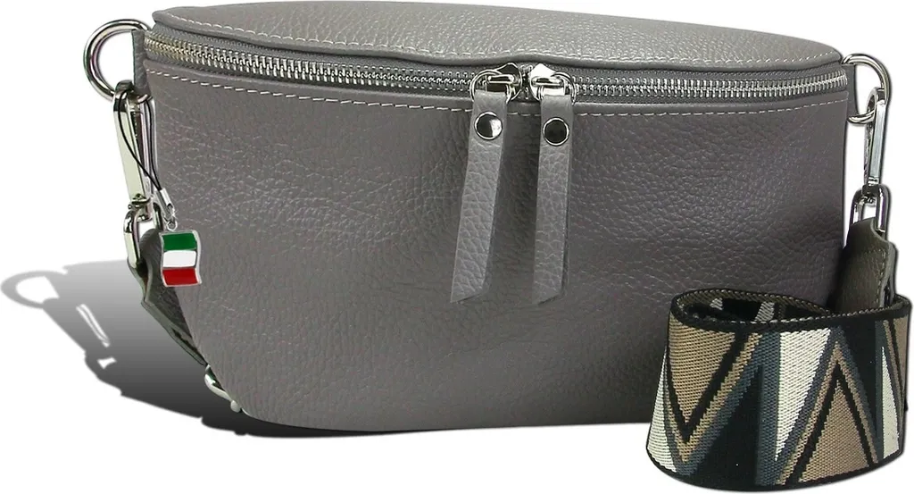 Sac bandoulière Florence gris multicolore en cuir D2OTF807K pour femme