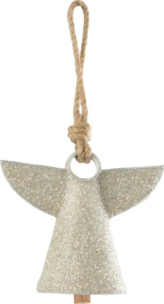 Suspension Ange en Fer Blanc : Décoration Aérienne pour Petit Espace