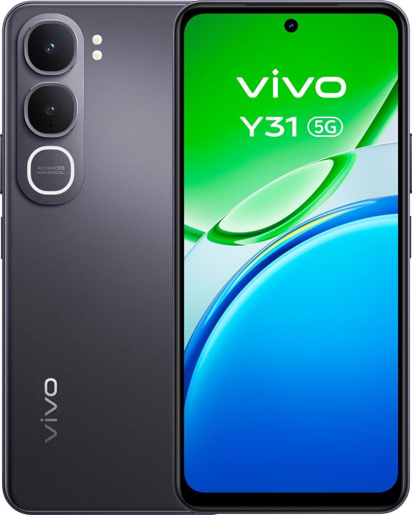VIVO Y31 17,1 cm (6.72") Android 15 5G USB Typ-C 6 GB 512 GB 6500 mAh Schwarz