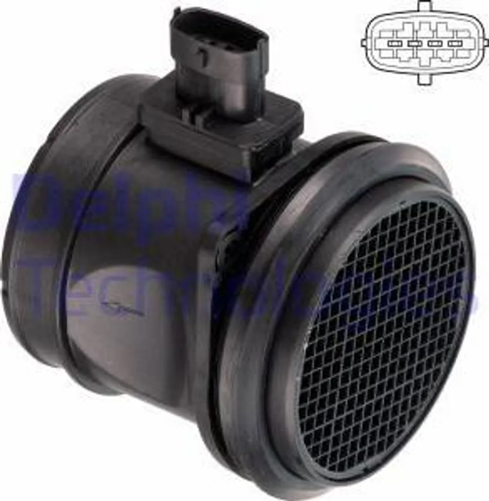 Débitmètre d'air pour Volvo V60 XC70 S80 Delphi AF10726-12B1 31459403