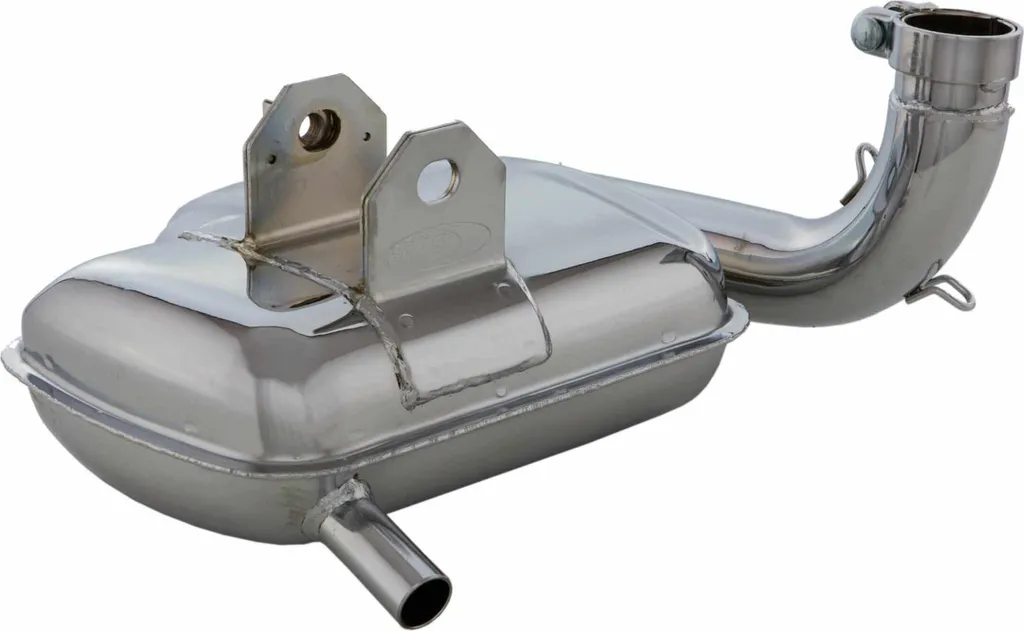 Échappement Racing SIP ROAD 2.0 en acier chrome pour pneus larges